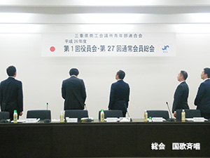 三重県商工会議所青年部連合会第1回役員会・第27回通常会員総会(写真4)